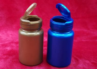 Chai thuốc viên đầy đủ màu, nắp - Hộp đựng viên nang bằng nhựa nắp dễ dàng mở / đóng